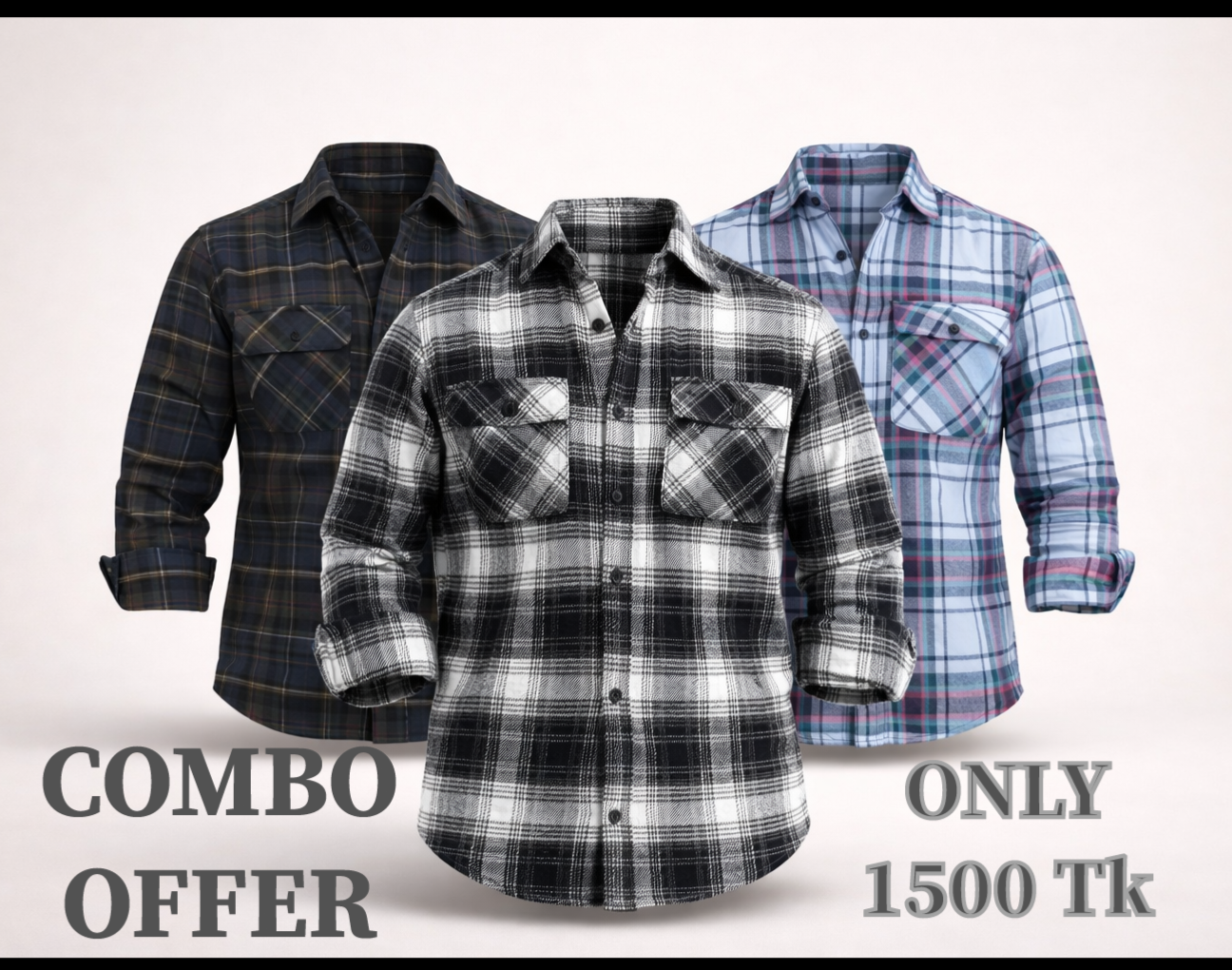 Combo Flannel Shirt-(1)