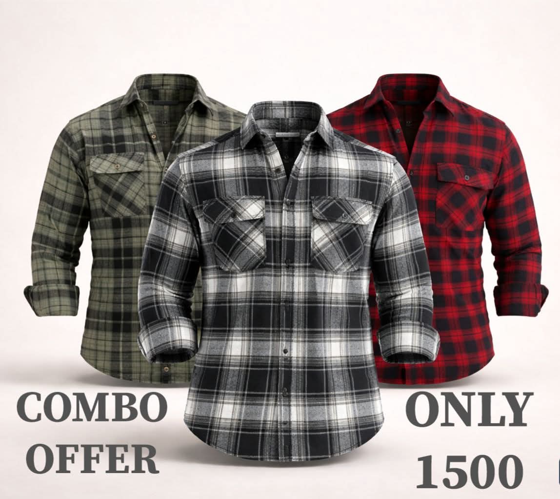 Combo Flannel Shirt-(3)